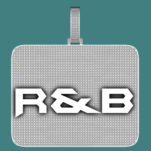 CUSTOM LETTER NECKLACE 3D BIG SQUARE