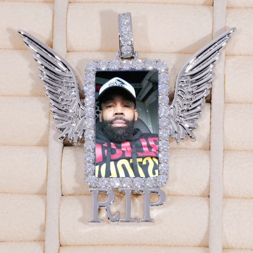 RIP WING 3D CUSTOM PICTURE PENDANT