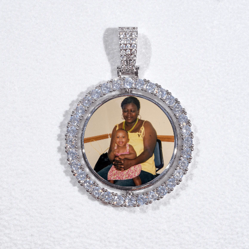 3D Spinning 2-Faced Custom Picture Pendant