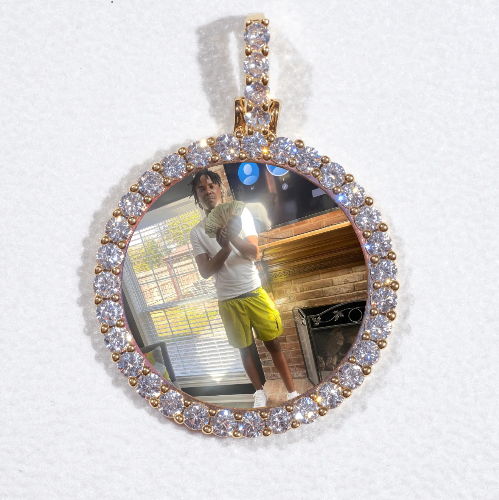 3D CIRCLE CUSTOM PICTURE PENDANT SMALL SIZE