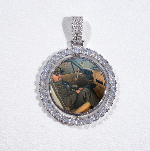 3D Spinning 2-Faced Custom Picture Pendant