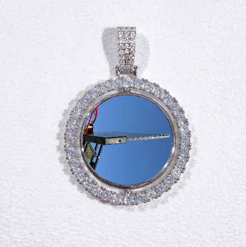 3D Spinning 2-Faced Custom Picture Pendant
