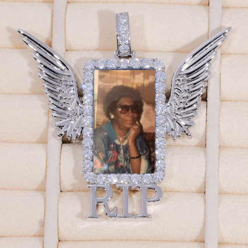 RIP WING 3D CUSTOM PICTURE PENDANT