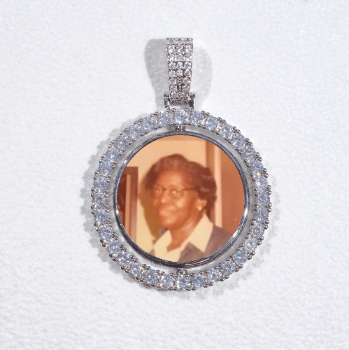 3D Spinning 2-Faced Custom Picture Pendant