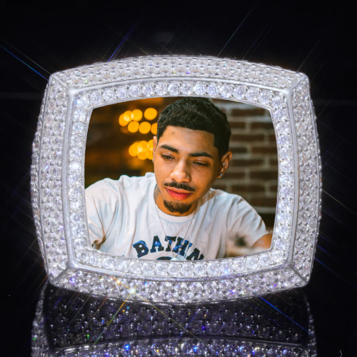 3D CUSTOM PICTURE ICED RING