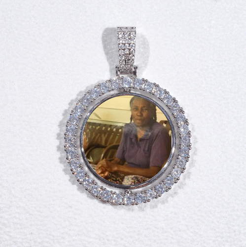 3D Spinning 2-Faced Custom Picture Pendant