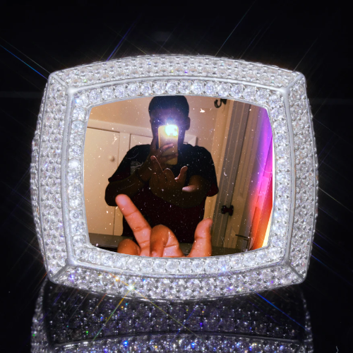 3D CUSTOM PICTURE ICED RING