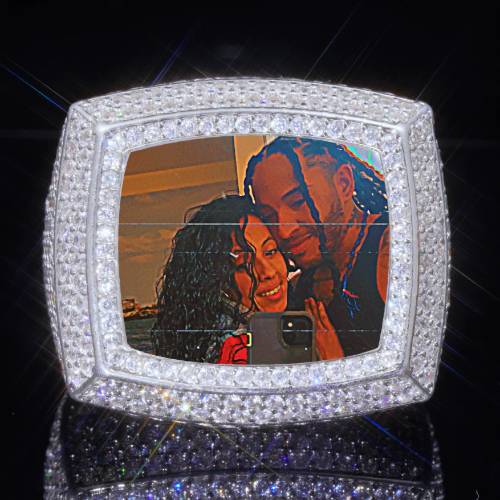 3D CUSTOM PICTURE ICED RING