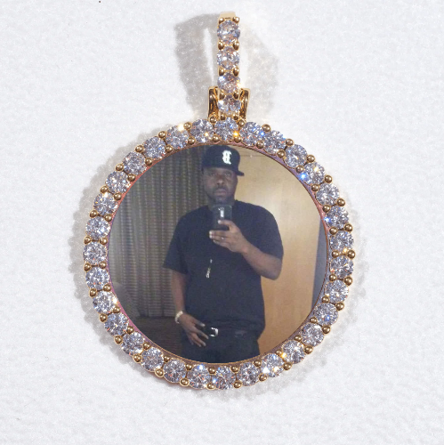 3D CIRCLE CUSTOM PICTURE PENDANT SMALL SIZE