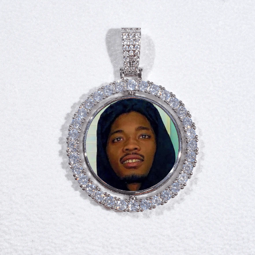 3D Spinning 2-Faced Custom Picture Pendant
