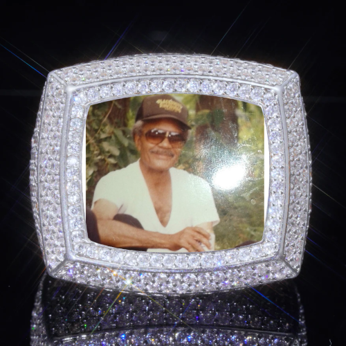 3D CUSTOM PICTURE ICED RING