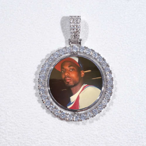 3D Spinning 2-Faced Custom Picture Pendant