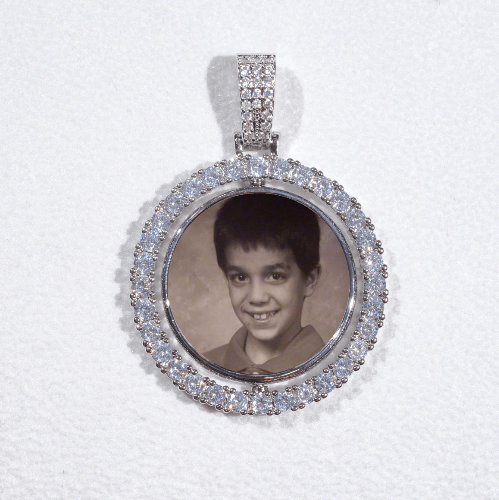 3D Spinning 2-Faced Custom Picture Pendant