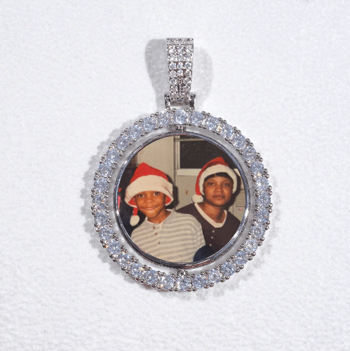 3D Spinning 2-Faced Custom Picture Pendant