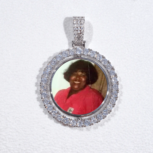 3D Spinning 2-Faced Custom Picture Pendant