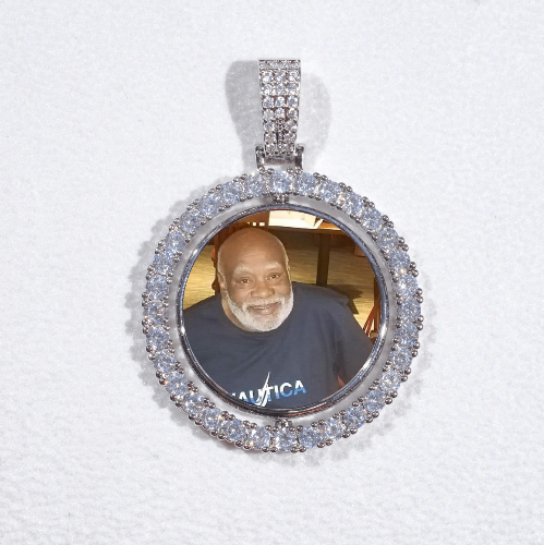 3D Spinning 2-Faced Custom Picture Pendant