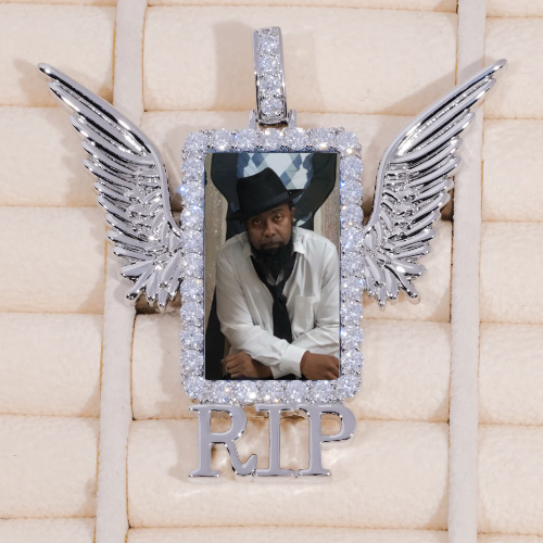 RIP WING 3D CUSTOM PICTURE PENDANT