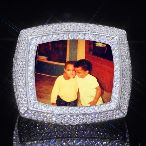 3D CUSTOM PICTURE ICED RING