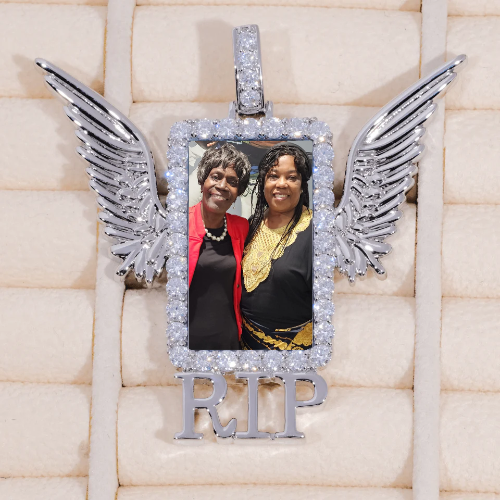 RIP WING 3D CUSTOM PICTURE PENDANT