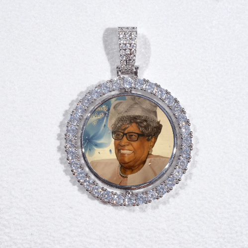 3D Spinning 2-Faced Custom Picture Pendant