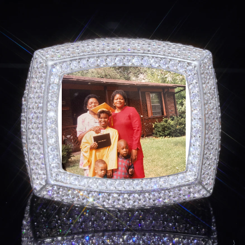 3D CUSTOM PICTURE ICED RING