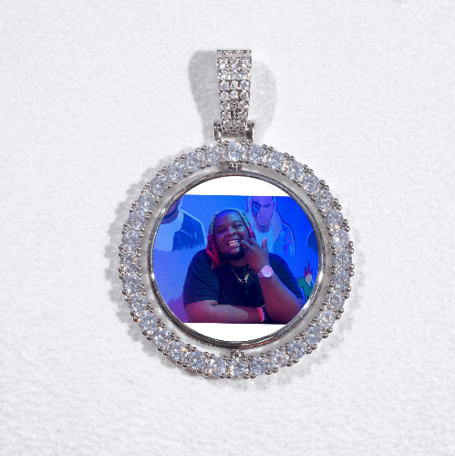 3D Spinning 2-Faced Custom Picture Pendant