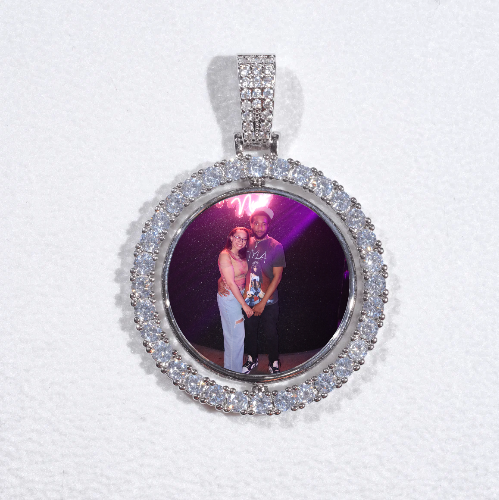 3D Spinning 2-Faced Custom Picture Pendant