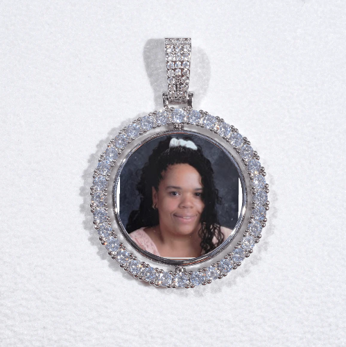 3D Spinning 2-Faced Custom Picture Pendant