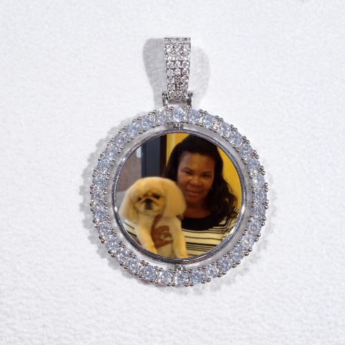 3D Spinning 2-Faced Custom Picture Pendant