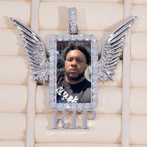 RIP WING 3D CUSTOM PICTURE PENDANT