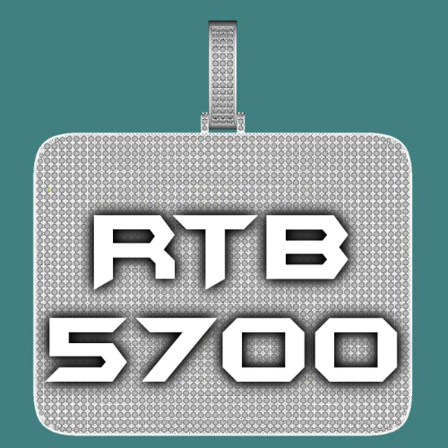 CUSTOM LETTER NECKLACE 3D BIG SQUARE