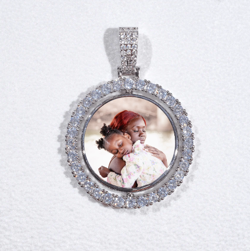 3D Spinning 2-Faced Custom Picture Pendant