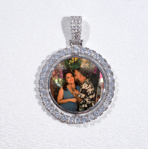 3D Spinning 2-Faced Custom Picture Pendant
