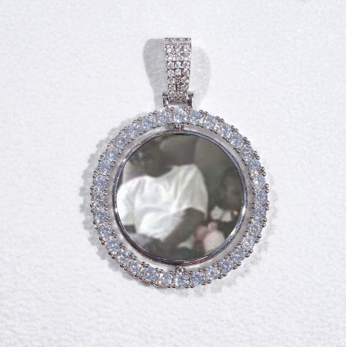 3D Spinning 2-Faced Custom Picture Pendant
