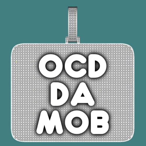 CUSTOM LETTER NECKLACE 3D BIG SQUARE