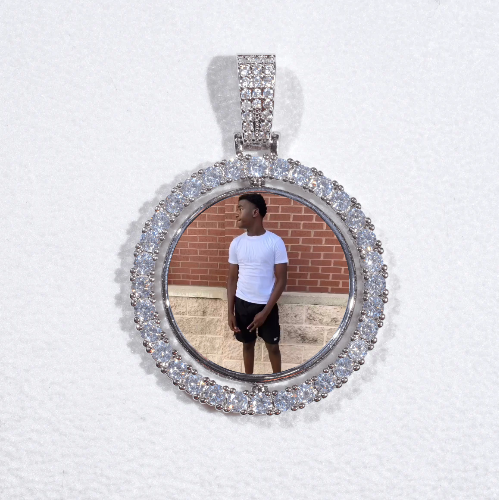 3D Spinning 2-Faced Custom Picture Pendant