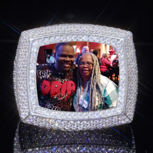 3D CUSTOM PICTURE ICED RING