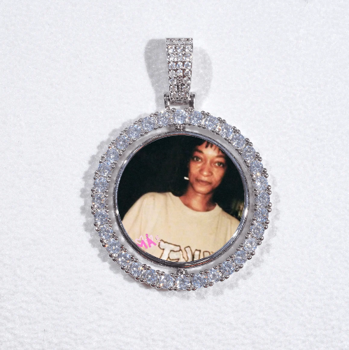 3D Spinning 2-Faced Custom Picture Pendant