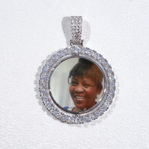 3D Spinning 2-Faced Custom Picture Pendant