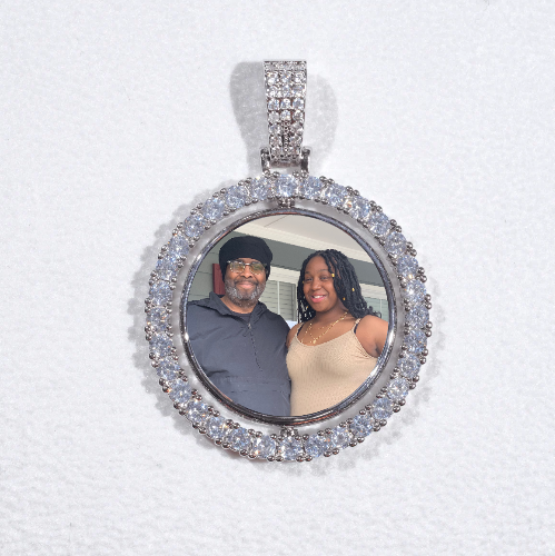 3D Spinning 2-Faced Custom Picture Pendant