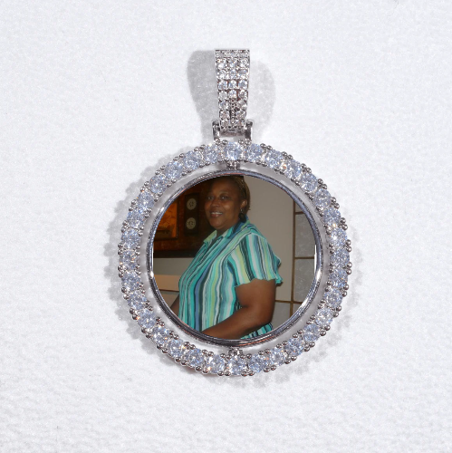 3D Spinning 2-Faced Custom Picture Pendant