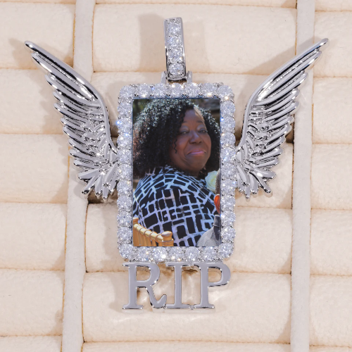 RIP WING 3D CUSTOM PICTURE PENDANT