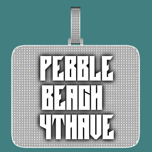 CUSTOM LETTER NECKLACE 3D BIG SQUARE