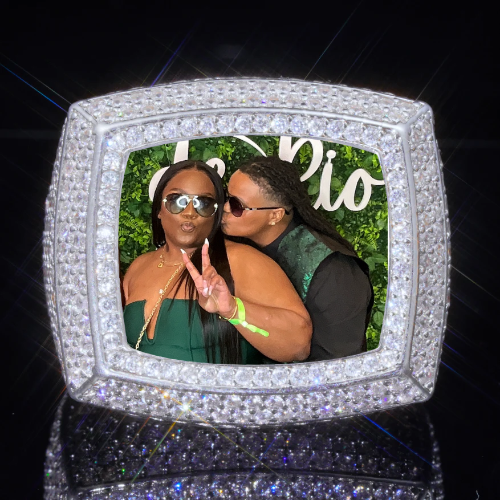 3D CUSTOM PICTURE ICED RING