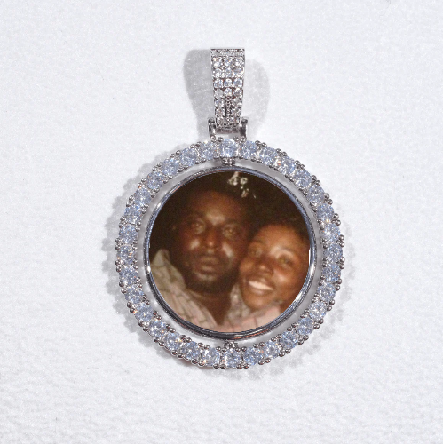 3D Spinning 2-Faced Custom Picture Pendant