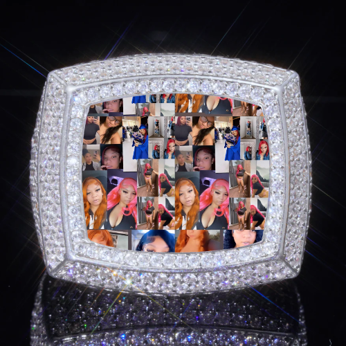 3D CUSTOM PICTURE ICED RING