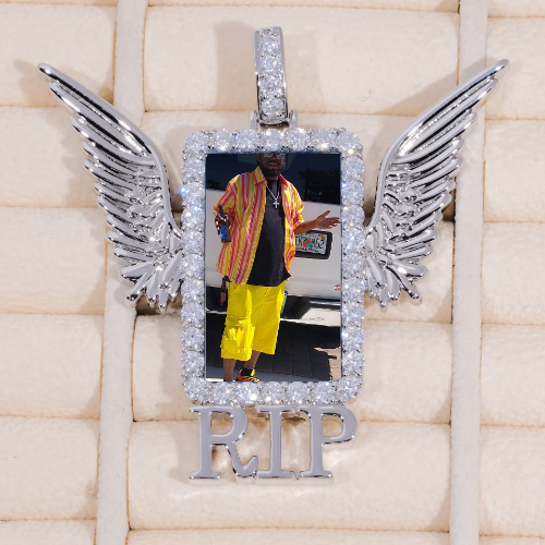 RIP WING 3D CUSTOM PICTURE PENDANT