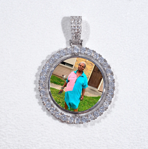 3D Spinning 2-Faced Custom Picture Pendant