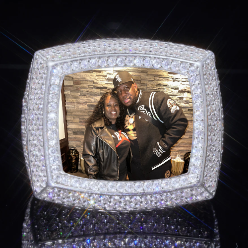 3D CUSTOM PICTURE ICED RING