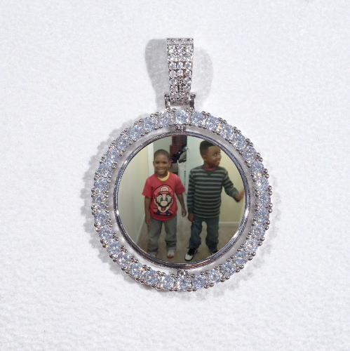3D Spinning 2-Faced Custom Picture Pendant